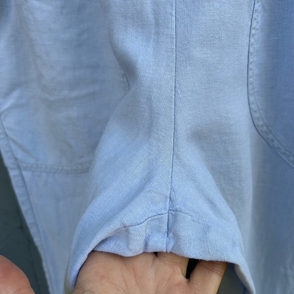 Not Perfect Linen blue Genova pants, size 6 - Picture 8 of 10